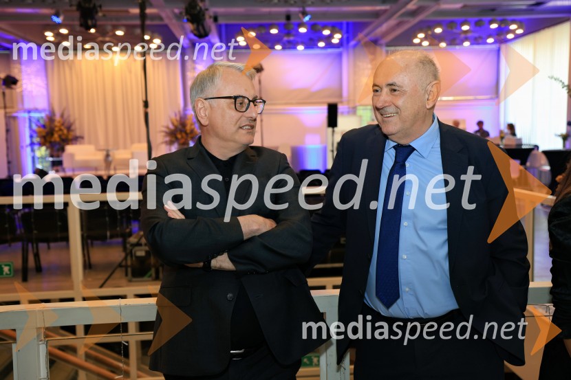  Matjaž Han, minister za gospodarstvo, turizem in šport;  Radenko Mijatović, predsednik Nogometne zveze SlovenijeSmeh na sodišču, predstavitev knjige Petra Čeferina