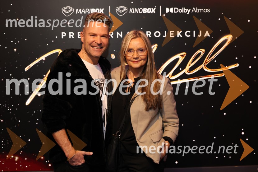  Sebastian Podgornik, pevec in plesalec;  Duška  Žolger, Pepermint PRMichael, premiera filma, Maribox
