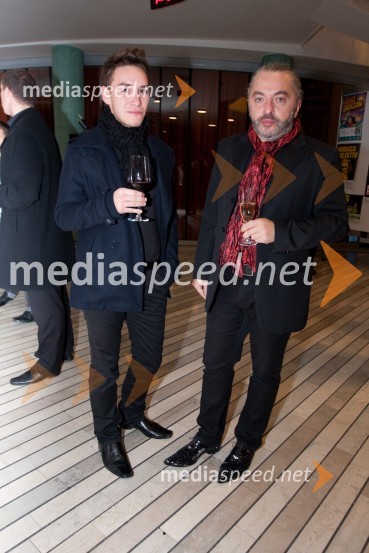 Marko Štruc in Milan Gačanovič, stilistSupermodel Slovenije 2009