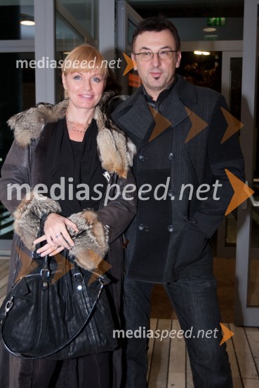 	Andreja Medvedič, lastnica in direktorica Sense Wellness Cluba in Iztok Aberšek, direktor Tovarne vizijSupermodel Slovenije 2009