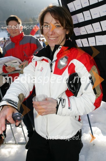 Mateja Svet, nekdanja slovenska smučarkaJure Košir, poslovilna tekma