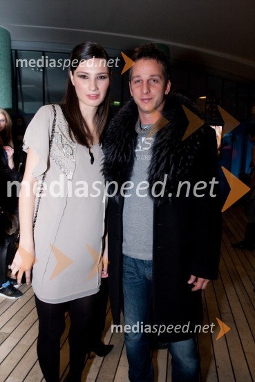 Ines Dragišič in Boštjan Povše, podjetnikSupermodel Slovenije 2009