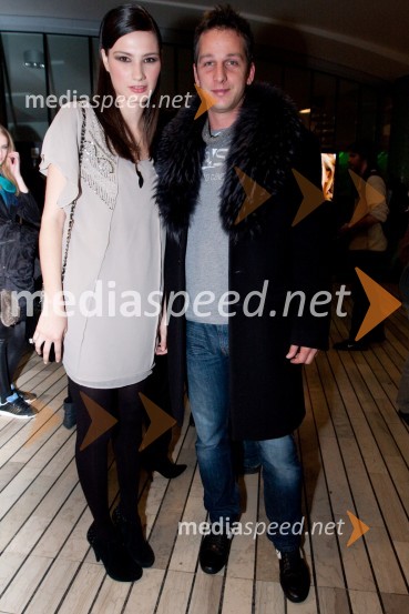 Ines Dragišič in Boštjan Povše, podjetnikSupermodel Slovenije 2009