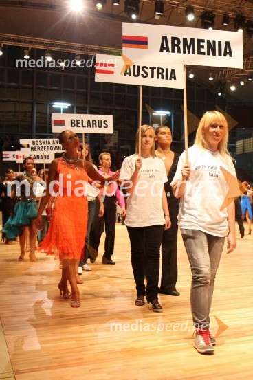 Otvoritvena slovesnostSvetovno prvenstvo v latinskoameriških plesih 2009