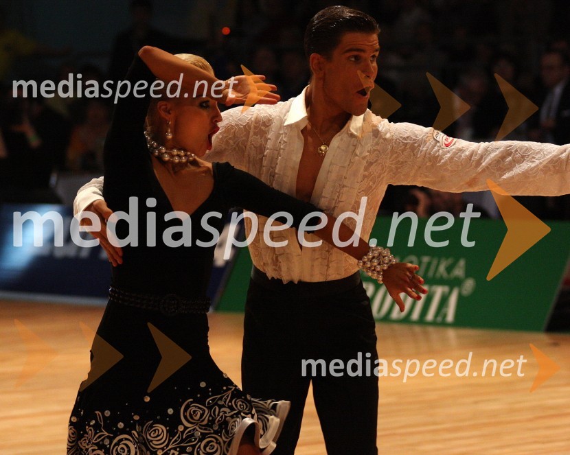 Jagoda Štrukelj in Jurij Batagelj, SlovenijaSvetovno prvenstvo v latinskoameriških plesih 2009