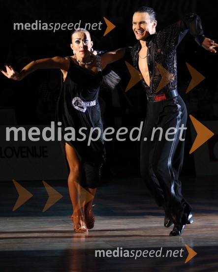 Anna Firstova in Alexey Silde, Rusija, svetovna prvaka v latinskoameriških plesih 2009Svetovno prvenstvo v latinskoameriških plesih 2009