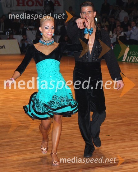 Jagoda Štrukelj in Jurij Batagelj, SlovenijaSvetovno prvenstvo v latinskoameriških plesih 2009