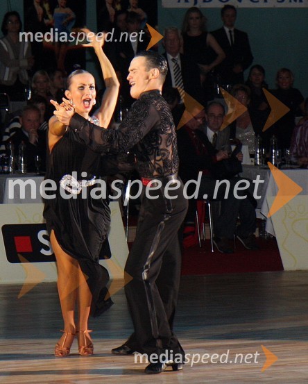 Anna Firstova in Alexey Silde, Rusija, svetovna prvaka v latinskoameriških plesih 2009Svetovno prvenstvo v latinskoameriških plesih 2009