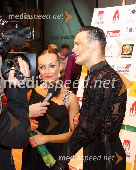 Anna Firstova in Alexey Silde, Rusija, svetovna prvaka v latinskoameriških plesih 2009Svetovno prvenstvo v latinskoameriških plesih 2009