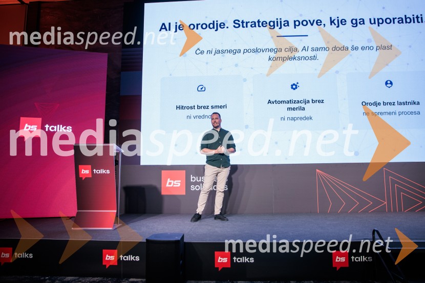 Digitalizacija in umetna inteligenca kot ključ do konkurenčnosti: BS Talks združil vodilne strokovnjake in odločevalce