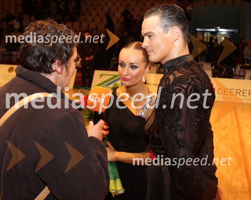 Anna Firstova in Alexey Silde, Rusija, svetovna prvaka v latinskoameriških plesih 2009Svetovno prvenstvo v latinskoameriških plesih 2009
