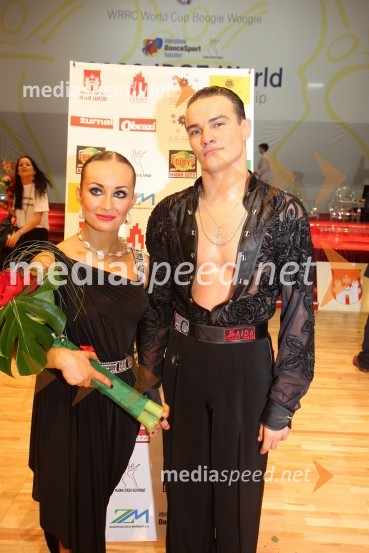 Anna Firstova in Alexey Silde, Rusija, svetovna prvaka v latinskoameriških plesih 2009Svetovno prvenstvo v latinskoameriških plesih 2009