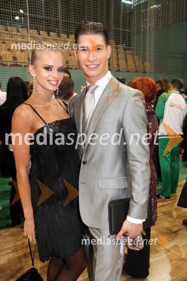 Nadiya Bychkova in Miha Vodičar, plesalcaSvetovno prvenstvo v latinskoameriških plesih 2009