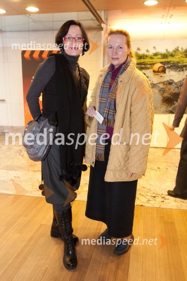 Maja Gal Štromar, igralka in dr. Marta Frelih, režiserka20. ljubljanski mednarodni filmski festival LIFFe, otvoritev