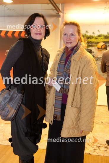 Maja Gal Štromar, igralka in dr. Marta Frelih, režiserka20. ljubljanski mednarodni filmski festival LIFFe, otvoritev