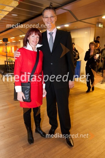 Igor Lukšič, minister za šolstvo in šport ter njegova soproga dr. Marta Macedoni Lukšič, pediatrinja20. ljubljanski mednarodni filmski festival LIFFe, otvoritev