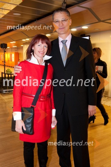 Igor Lukšič, minister za šolstvo in šport ter njegova soproga dr. Marta Macedoni Lukšič, pediatrinja20. ljubljanski mednarodni filmski festival LIFFe, otvoritev