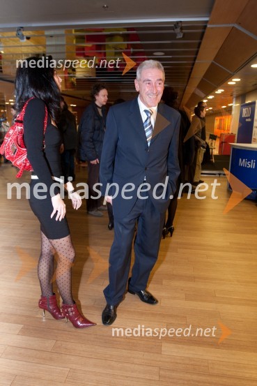 Aleš Čerin, podžupan Ljubljane s spremljevalko Špelo20. ljubljanski mednarodni filmski festival LIFFe, otvoritev