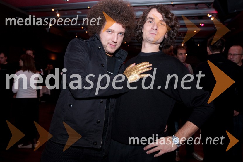 Janez Dovč, glasbenik in Jure Longyka, moderator radia Slovenija20. ljubljanski mednarodni filmski festival LIFFe, otvoritev