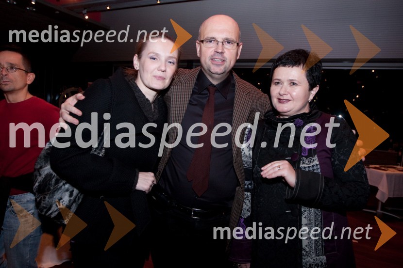 Ksenija Guzej, Mitja Reichenberg, pisanist in skladatelj  in Marija Lesjak Reichenberg20. ljubljanski mednarodni filmski festival LIFFe, otvoritev