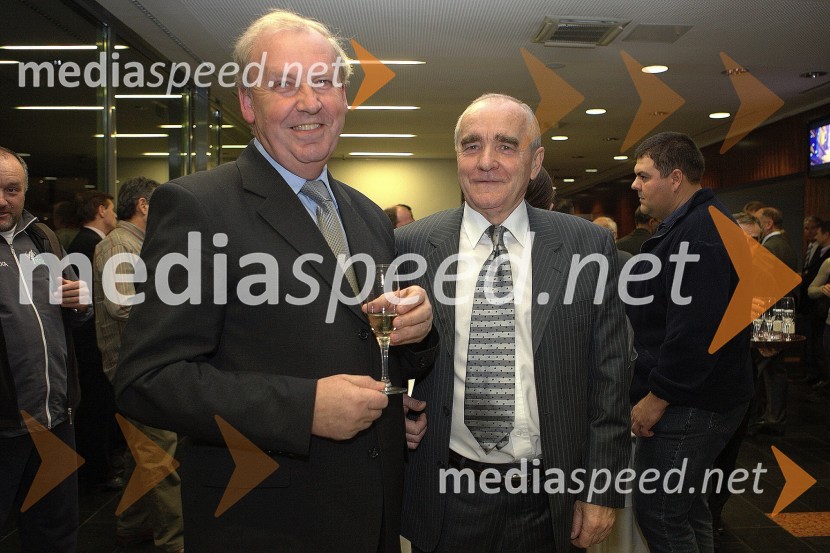 Franc Žerdin in Martin Štajner, predsednik strokovnega svetaRazglasitev najboljših atletov in atletinj v letu 2009