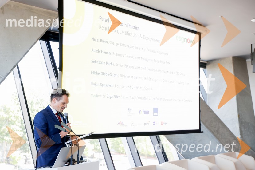  Žiga Fišer, Britansko-slovenska gospodarska zbornicaKonferenca Tea with reason: Small Modular Reactors