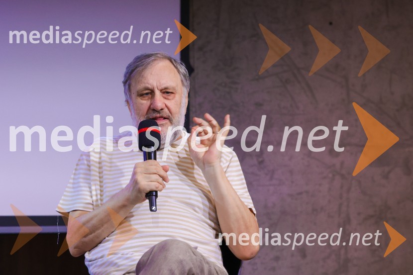 dr. Slavoj Žižek, filozofSlavoj Žižek, predstavitev nove knjige Kdo si ti?