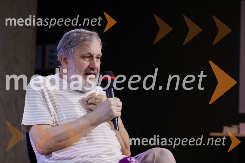 dr. Slavoj Žižek, filozofSlavoj Žižek, predstavitev nove knjige Kdo si ti?