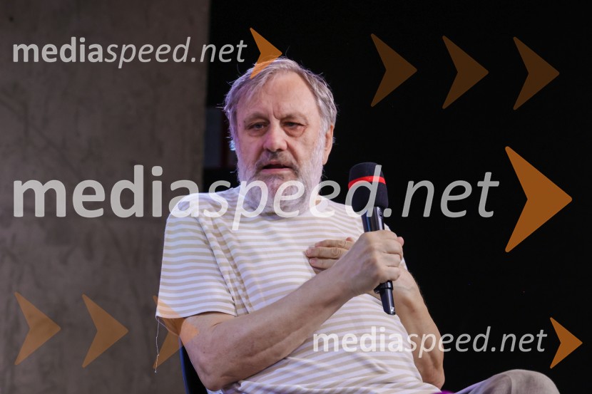 dr. Slavoj Žižek, filozofSlavoj Žižek, predstavitev nove knjige Kdo si ti?