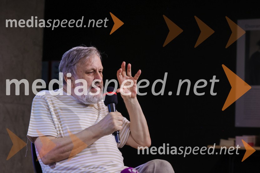 dr. Slavoj Žižek, filozofSlavoj Žižek, predstavitev nove knjige Kdo si ti?