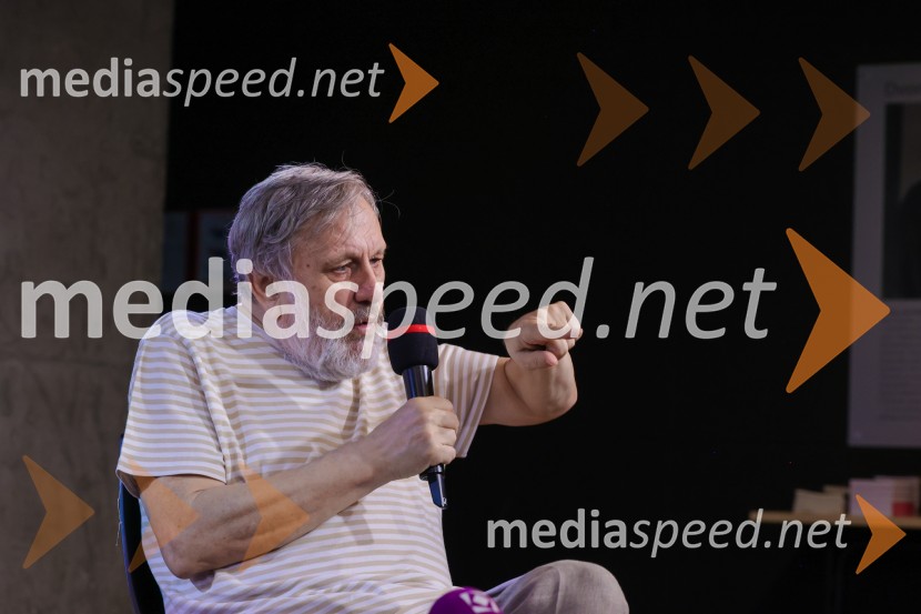 dr. Slavoj Žižek, filozofSlavoj Žižek, predstavitev nove knjige Kdo si ti?