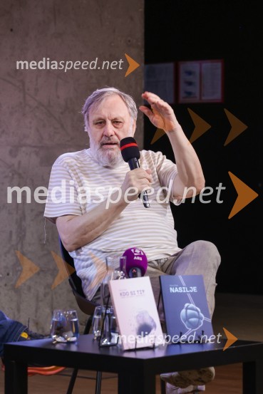 dr. Slavoj Žižek, filozofSlavoj Žižek, predstavitev nove knjige Kdo si ti?
