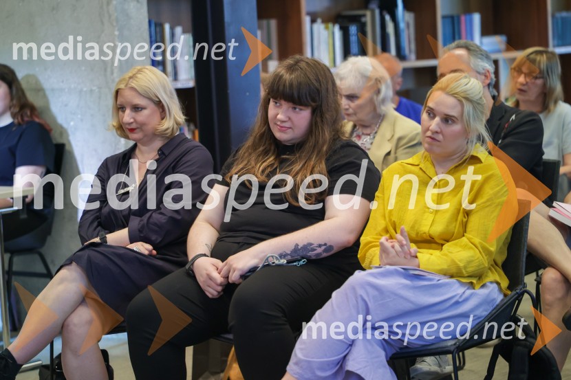  Janina Kos, prevajalka;  Živa Gornik, antropologinja, sociologinja;  Katja Šifkovič, BeletrinaSlavoj Žižek, predstavitev nove knjige Kdo si ti?