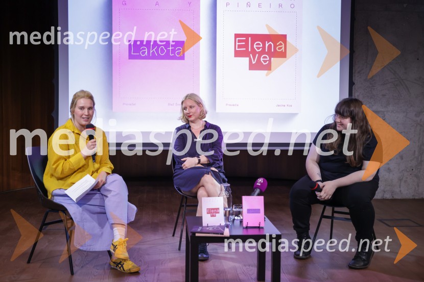  Katja Šifkovič, Beletrina;  Janina Kos, prevajalka;  Živa Gornik, antropologinja, sociologinjaSlavoj Žižek, predstavitev nove knjige Kdo si ti?
