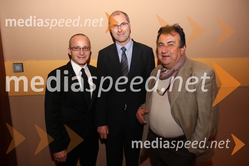 Gregor Jeza, predsednik uprave Hit Šentilj d.d., Štefan Križnik, član uprave Hit Šentilj d.d. in dr. Melqart Mohamad Berro, mestni svetnik MOMMagnifico in Balcountry Quartet, koncert v Mondu