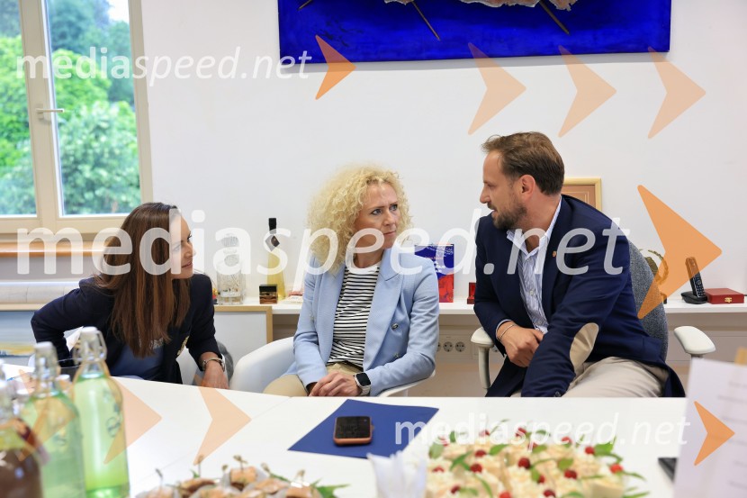  Jasna Vračko Cartl, Trinity XX;  Rosanda Fišer, Trinity XX;  David  Klobasa, župan Občine Sveta Trojica in podjetnikTrojicaFest 2026, novinarska konferenca