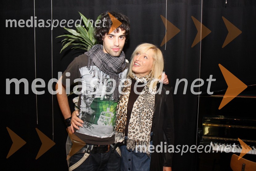 Ana Žvorc, koreografinja in njen sin Mak PodlesnikSpomin na Marjana Podlesnika