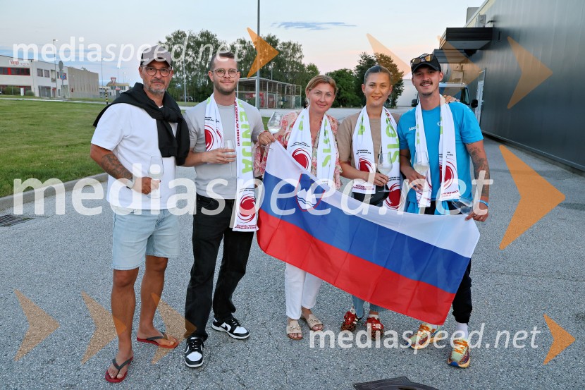 Sprejem Slovenske vinske reprezentance po osvojitvi 5. naslova Evropskih prvakov v nogometu