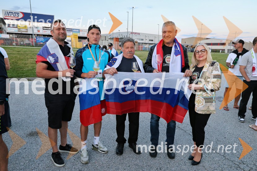 Sprejem Slovenske vinske reprezentance po osvojitvi 5. naslova Evropskih prvakov v nogometu