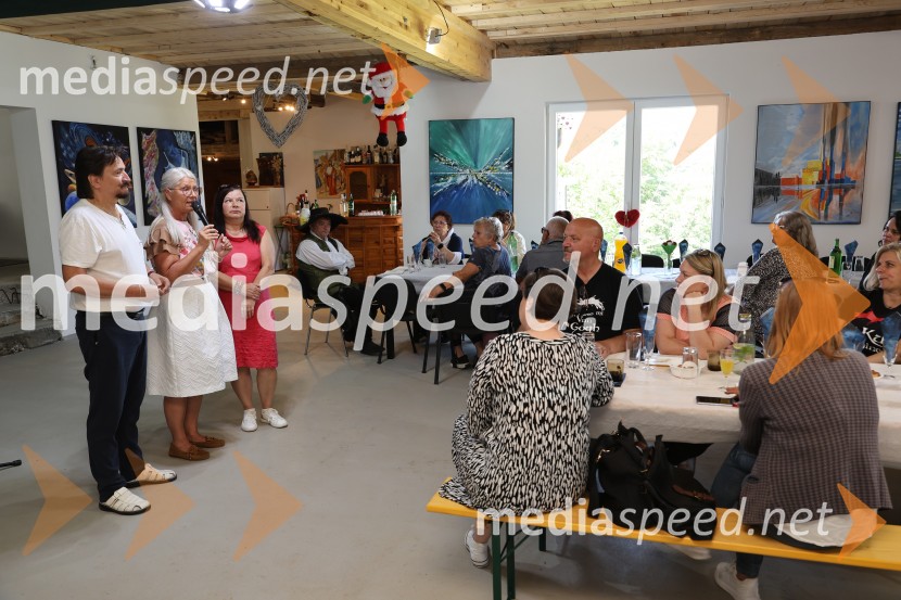 Mednarodna kolonija v novi Galeriji AS, Svečane