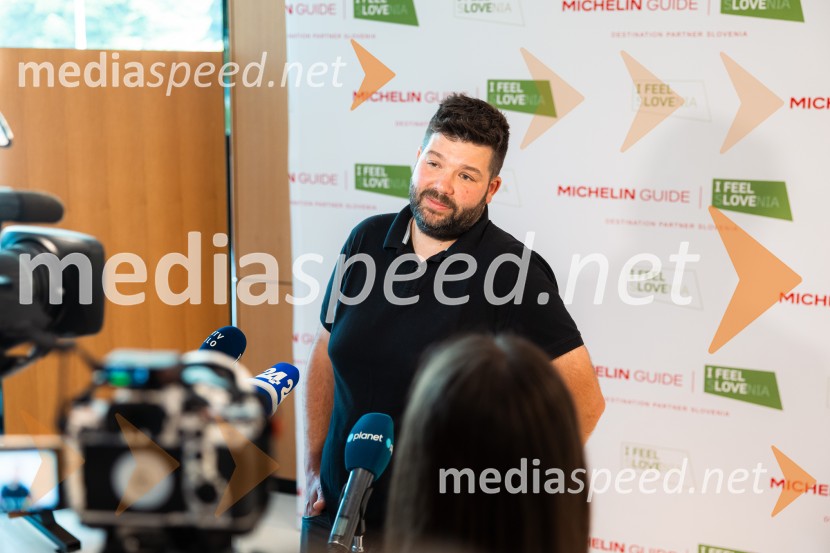  Luka Košir, gostišče GričPodelitev priznanj Michelin Guide Slovenija 2026