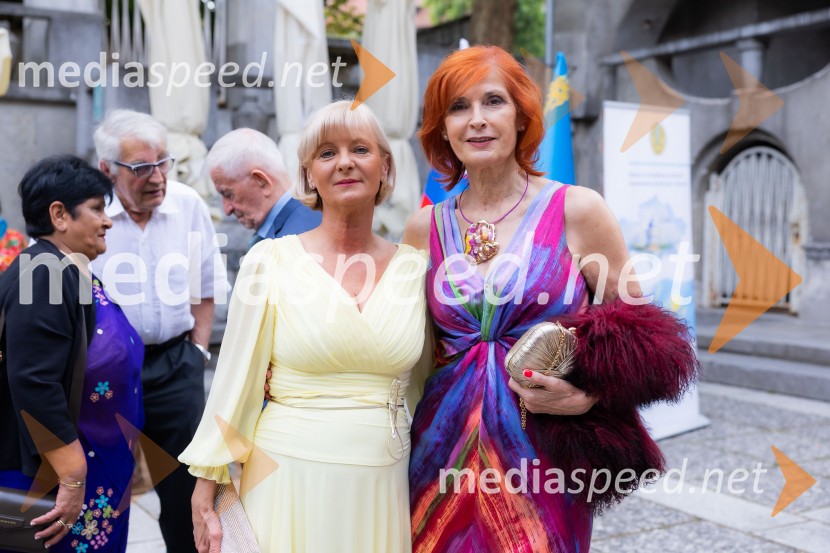  Sonja Poljanšek Škrabec, lastnica Welness centra Sunny;  Darinka Pavlič Kamien, Kamien Komunikacije26. Kresna noč Lions kluba Ljubljana Iliria