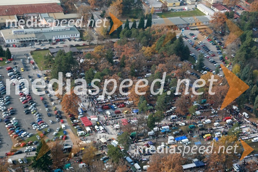 Poslovno obrtna cona TAM Maribor, Tezno, bolšji sejemSlovenija iz zraka
