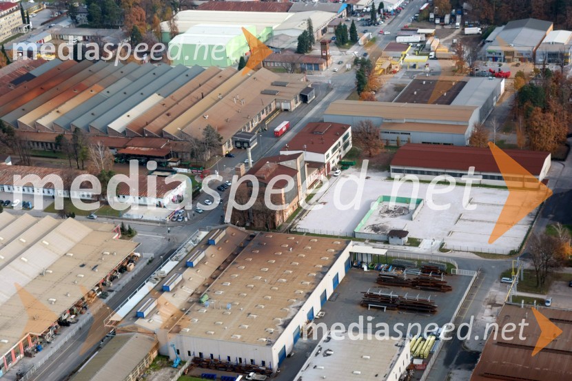 Poslovno obrtna cona TAM Maribor, TeznoSlovenija iz zraka