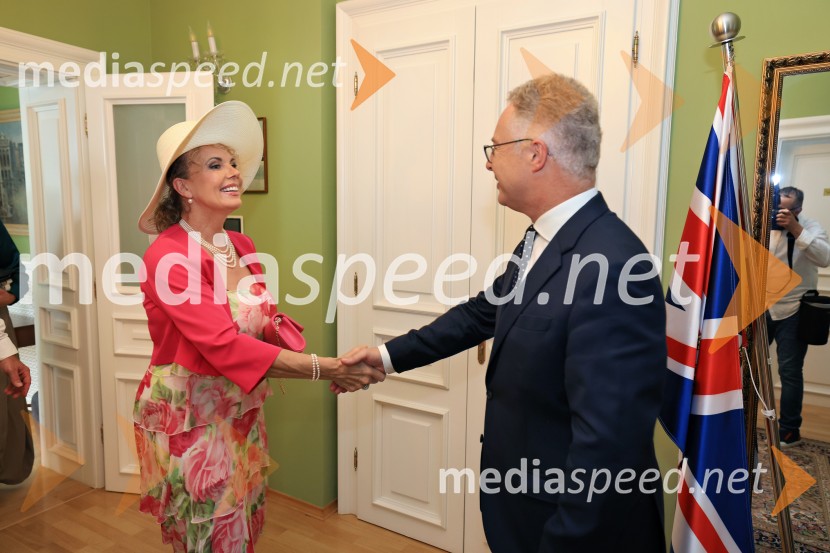 Britansko veleposlaništvo v Sloveniji obeležilo rojstni dan kralja Karla III.