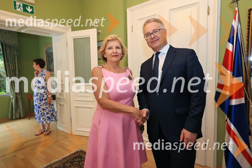 Britansko veleposlaništvo v Sloveniji obeležilo rojstni dan kralja Karla III.
