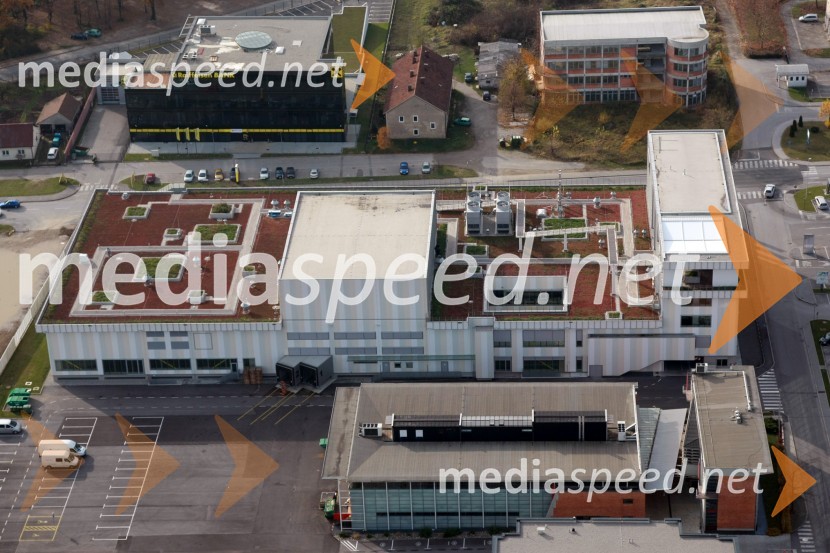 Marifarm, Poslovna stavba Raiffeisen Banke, Zagrebška cesta, Ptujska cesta, Maribor, TeznoSlovenija iz zraka