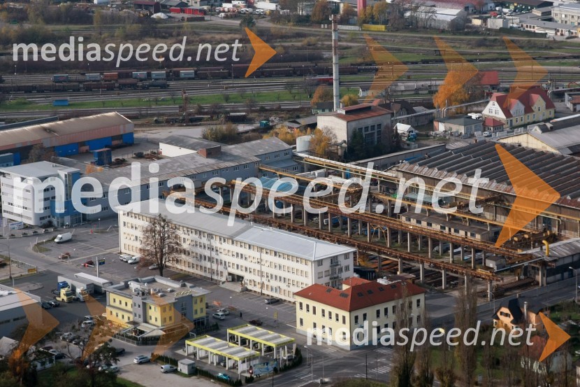 Ploj d.o.o., Višja strokovna šola za gostinstvo in turizem Maribor,  Metalna Maribor, Tezno, MariborSlovenija iz zraka