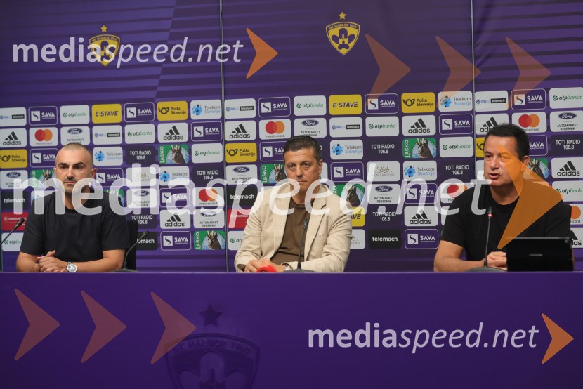  Uroš Mlakar, podjetnik, ustanovitelj Tete Fride, podpredsednik NK Maribor;  Zlatko Zahovič, športni direktor, NK Maribor;  Acun Ilicali, turški vlagateljZlatko Zahović se vrača v Ljudski vrt, novinarska konferenca