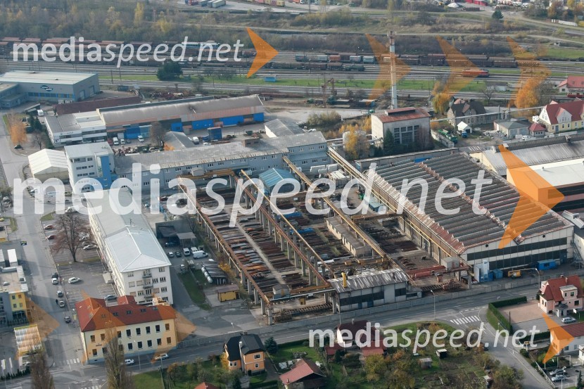 Višja strokovna šola za gostinstvo in turizem Maribor, Metalna Maribor, Tezno, MariborSlovenija iz zraka